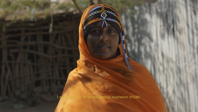 Zahra, una superviviente de la mutilación genital