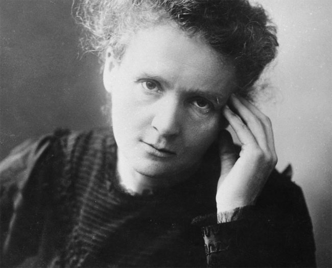 Marie Curie. Autor desconocido