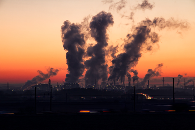 La industrialización genera gran parte de gases de efecto invernadero