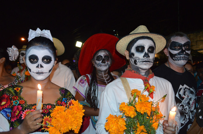 El Día de los Muertos en México es Patrimonio Cultural Inmaterial de la Humanidad.