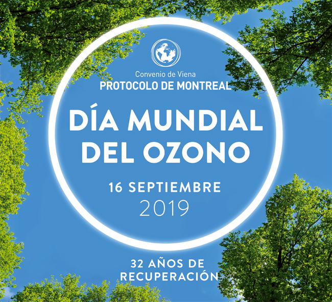 Cartel del Día Internacional de la Preservación de la Capa de Ozono 2019