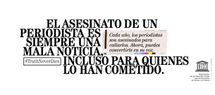 Día Internacional para poner fin a la impunidad de los crímenes contra periodistas Día Internacional para poner fin a la impunidad de los crímenes contra periodistas