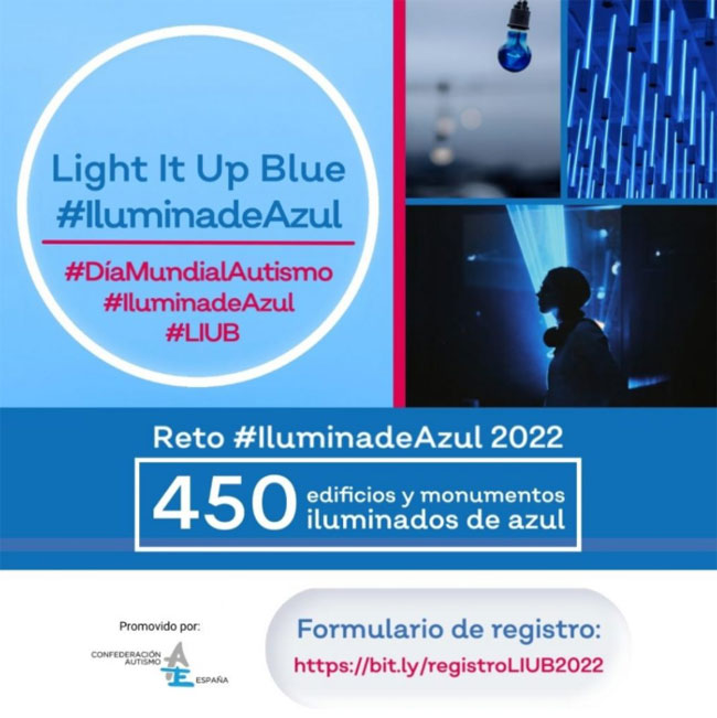 Ilumina de azul