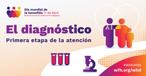 Cartel del Día Mundial de la Hemofilia 2026