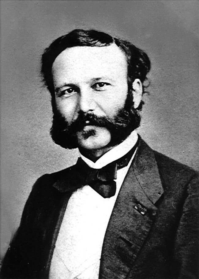 El fundador de la Cruz Roja Henry Dunant