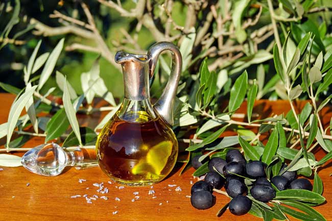 El aceite y las aceitunas son las formas principales de consumo del olivo