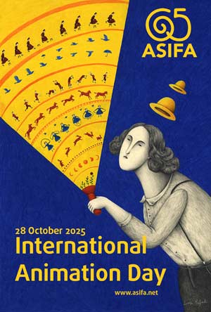 Cartel Día Internacional de la Animación 2025