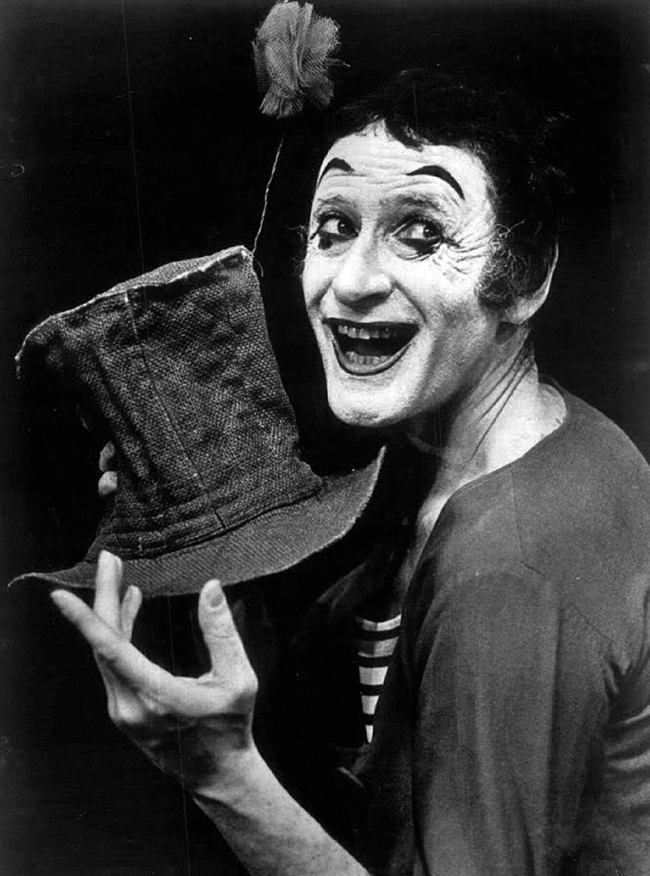 El mimo Marcel Marceau