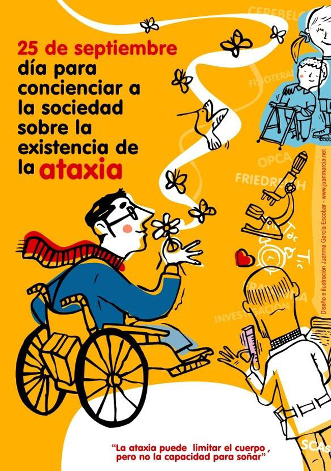 Cartel del Día Internacional de la Ataxia